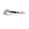 thumbnail image 3 of 14K White Gold Ring Band Wedding Diamond Round , Size 5, 3 of 7