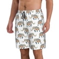 thumbnail image 2 of Naloa Indian Elephant Men's Beach Shorts, Surfing shorts, Swim trunks, Quick Dry Swim Trunks for Surfing Beach Fun - X-Large, 2 of 9