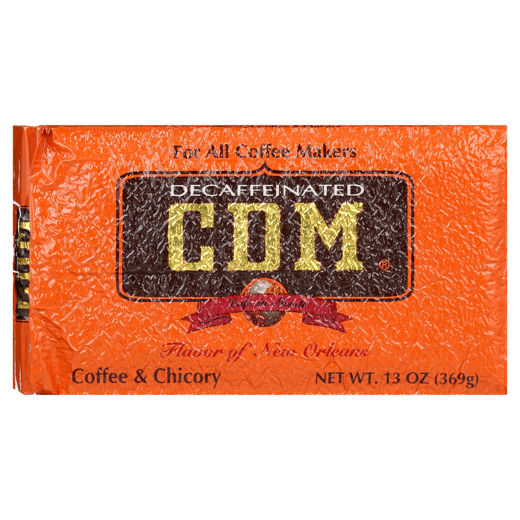 CDM Medium Roast Coffee & Chicory, Kosher, Ideal for Coffee Makers