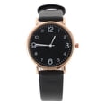 thumbnail image 1 of Shisuyan Montre Décontractée Cuir Noir 1ensemble 9.3X1.6In, 1 of 9