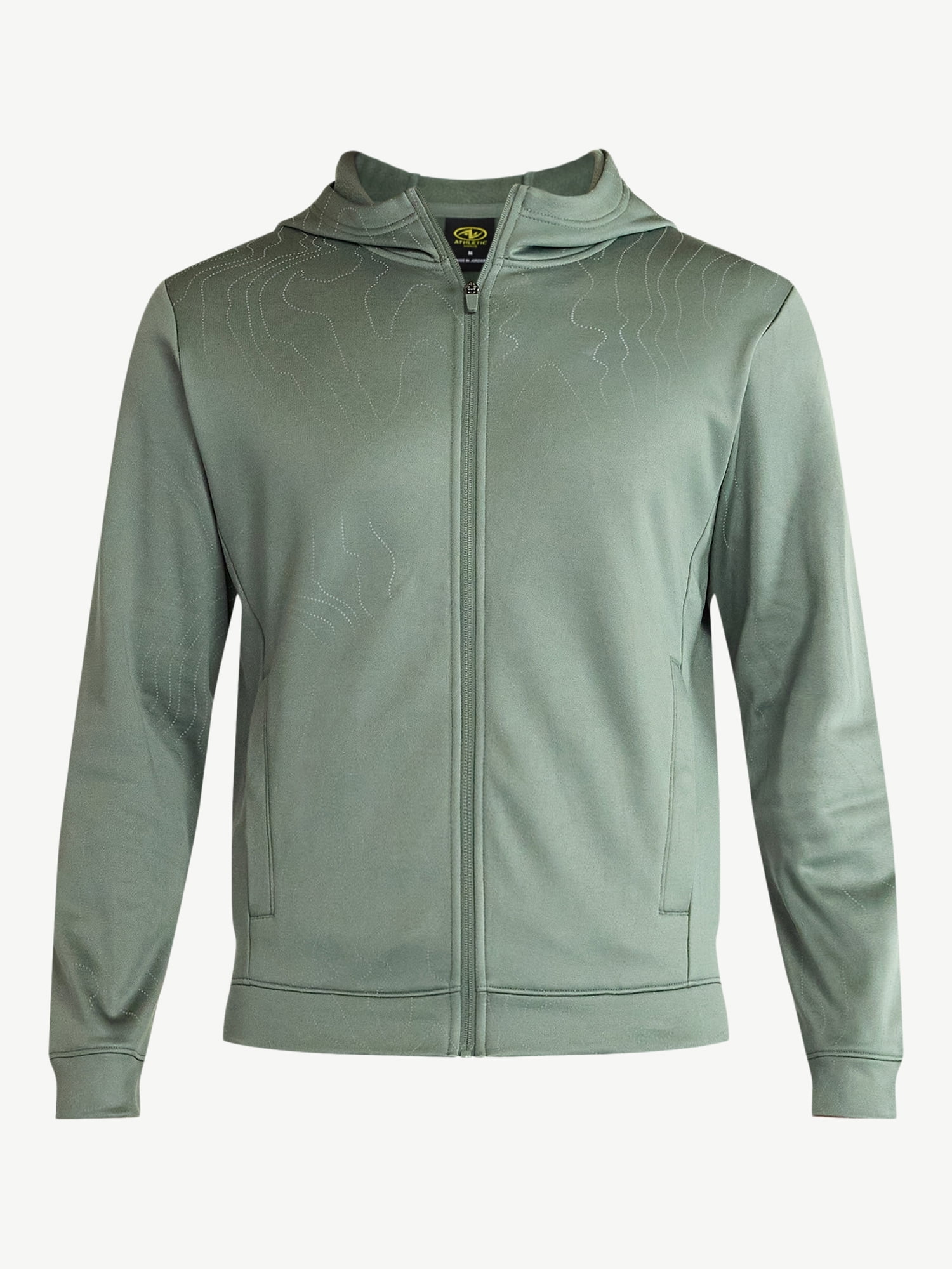 Athletic Works Men's and Big Men's Reflective Hoodie, Sizes S-3XL