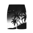 thumbnail image 5 of ATOGUTA Swim Shorts for Boys with Boxer Brief Liner Boy Bathing Suit Quick Dry Beach Swimsuit Kids Swim Trunks Size 5T-15, Black, 5 of 6