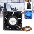 thumbnail image 1 of Ymiko 12V 80MM Cas Minier PC Refroidissement Haut Double Roulement à Billes Ventilateur de Refroidissement 4900RPM 4Pin, 1 of 1