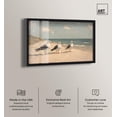 thumbnail image 2 of Seagulls at the Beach I Shadowbox Print Coastal Art by Art Remedy, Black Frame, 36 x 24, 2 of 7