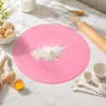 thumbnail image 5 of 11.8 Inch Thick Silicone Baking Mat, Non-Slip Dough Work Surface, Pastry Mat for Kneading and Pie Crust(Pink), 5 of 7