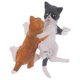 thumbnail image 2 of GOOHOCHY Linda figura de gato jugando, micropaisaje, mini estatua de gato, encantadora figura de gatito decorativa, 2 of 8