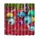 thumbnail image 2 of Christmas Bathroom Curtain Floor Mat Set Bathroom Colorful Christmas Ball Digital Printing Bathroom Water Proofing Curtain Toilet Floor Mat Set With Hooks, 2 of 7