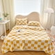 thumbnail image 2 of Manta de Lana Tirar la Siesta de Flanela Aire Acondicionado Manta 120x200cm, Manta de Lana Gruesa para Cama de Invierno Sofá Azul Rosa Café Verde Amarillo, 2 of 6
