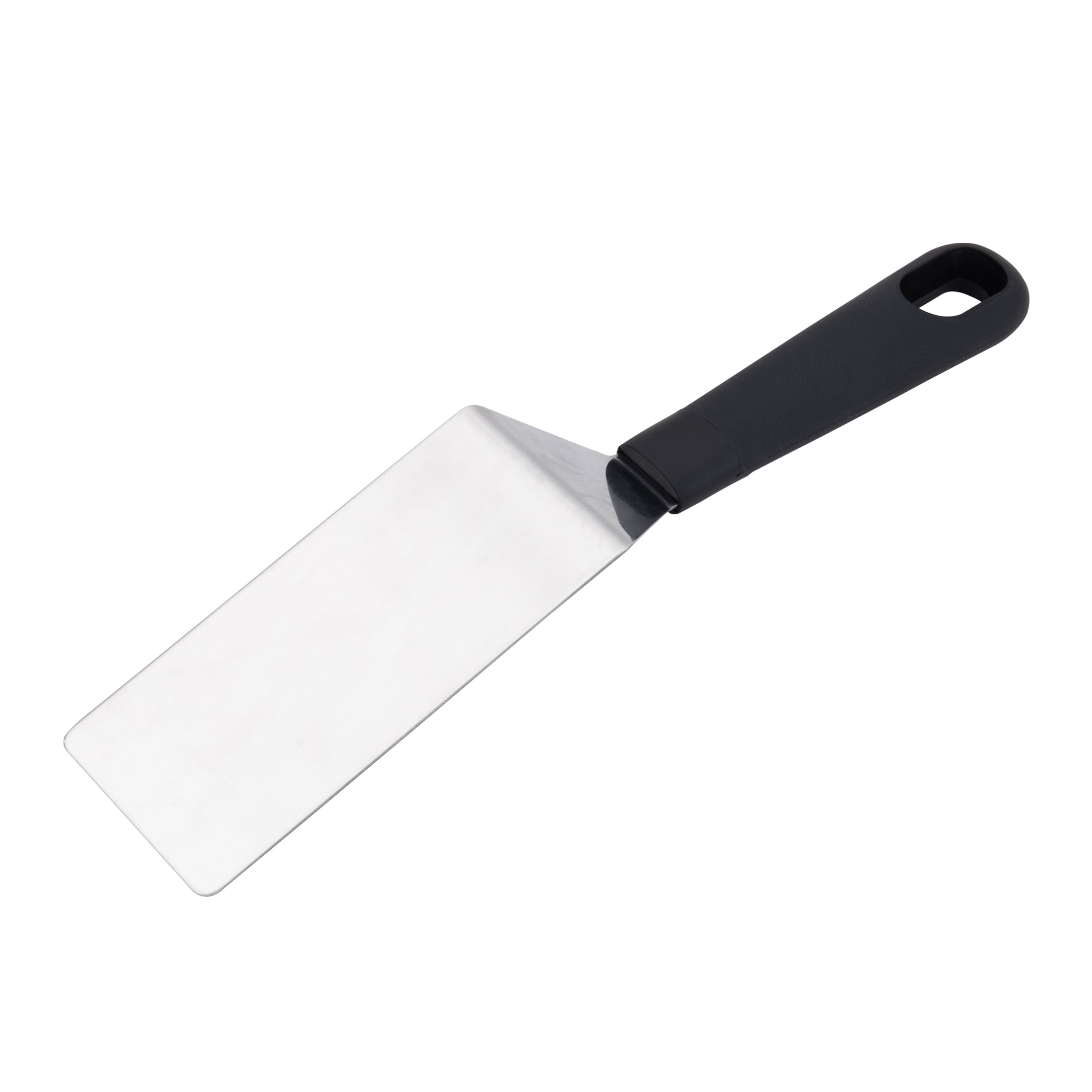 Mainstays Stainless Steel Mini Dessert Spatula with Softgrip Handle for Serving Pancakes or Desserts