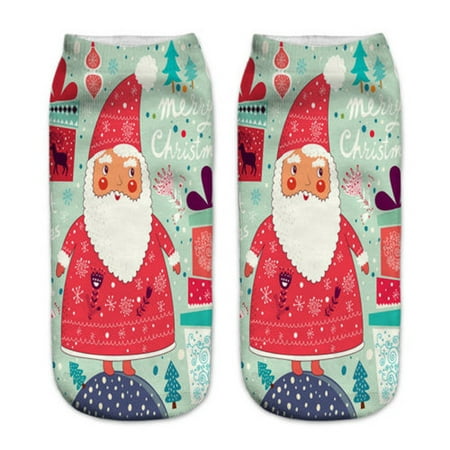 

Kiluex Unisex Adult Womens Mens Kids Christmas Warm Sock Novelty Winter Soft Low Ankle Socks Xmas Festival Gift