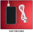 thumbnail image 3 of FOMIYES 2Ud Cable De Carga USB C Con Estructura Trenzada Y Ángulo Recto Para Tabletas, 3 of 7