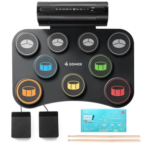 Donner 9-Pad Electronic Drum Set with Dual Speakers