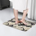 thumbnail image 4 of Pioneer Flower Floral Print Flannel Non Slip Door Rugs,Washable Door Mats Indoor,Decorative Door Mats,Dirt-Resistant and Absorbent Doormat for Entrance,Bedroom,Kitchen,Bathroom,31.5"x17", 4 of 4