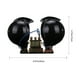 thumbnail image 4 of 2pcs 12V Negro Caracol Grande Cuernos de doble tono Silbato Carrito Cuerno Cuernos de camión, 4 of 6