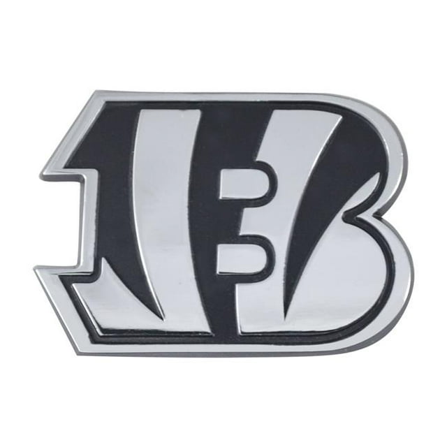 Fanmats 4228111394 Cincinnati Bengals Premium Metal Chrome Auto Emblem