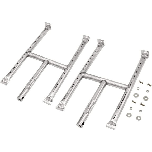 Burner Tube Set for Blackstone 28 Inch Griddle, Set of 2 Stainless Steel Grill Burner Tubes