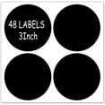 thumbnail image 1 of 3" inch Round Chalkboard Labels - Reusable Round Chalkboard Stickers Pantry and Storage Stickers for Jars, Spice,Parties, Craft Rooms, Weddings and Organize Your Home & Kitchen-48PCS, 1 of 4