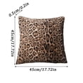 thumbnail image 2 of NovaStitch Plush Throw Pillow Cover Soft Faux Fur Decorative Square Cushion Case with Hidden Zipper for Sofa Couch Bedroom Living Room Home Decor, 2 of 2