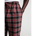thumbnail image 6 of CHAOJISHE Mens Pajama Pants Lightweight Men's Woven Sleep Pant Pjs Bottoms Sleepwear Pajama Pants Plaid Sleep Lounge Pants with 2 Pockets SIZE:XL, 6 of 7