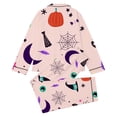 thumbnail image 3 of WOYY Girls Halloween Pajama Set Notch Collar Long Sleeve Shirt with Pants PJs, Sizes 3-14, 3 of 4