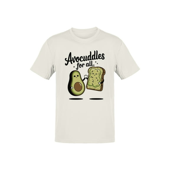 Avocuddles for All: Cute Avocado Men's T-shirt