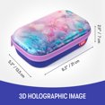 thumbnail image 3 of ZIPIT 3D Pencil Box for Girls | Lenticular Pencil Case for School | Large Capacity Pencil Pouch (Butterflies), 3 of 8