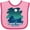 Pink and Red, variant on Inktastic Smoky Mountains Pigeon Forge Tennessee with Bear Boys or Girls Baby Bib