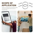 thumbnail image 6 of ULTNICE 2Pcs Picture Hanger Wire Heavy Duty for Hanging Pictures and Artwork 150.00X1.70X0.80cm, 6 of 8