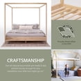 thumbnail image 5 of HomeStock Naturally Nice King Size Bed with Raised Platform, 5 of 9
