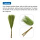 thumbnail image 4 of Uxcell 12Pcs Hierba Pampas Falsa 21" Pampas Falsas para Decoración de Bodas Verde Hierba, 4 of 7