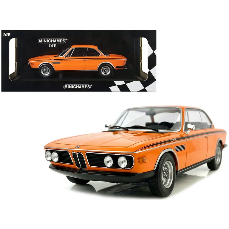 1971 BMW 3.0 CSL Orange with Black Stripes Limited Edition