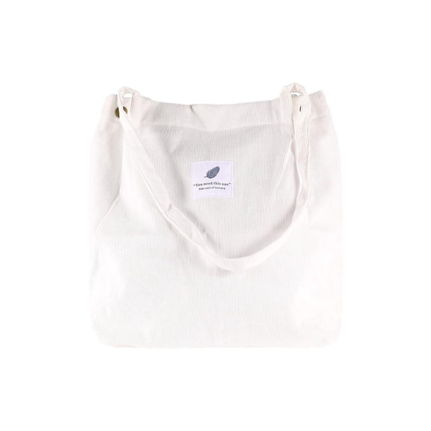 Bolso Plegable Artístico Bolsos Hombro Lona Color Sólido Bolsas Comestibles