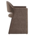 thumbnail image 5 of Side Dining Chair Armchair, Brown, Fabric, Bar Pub Cafe Bistro Dining Kitchen Hospitality Restaurant, Modern Contemporary, HB37566, 5 of 9