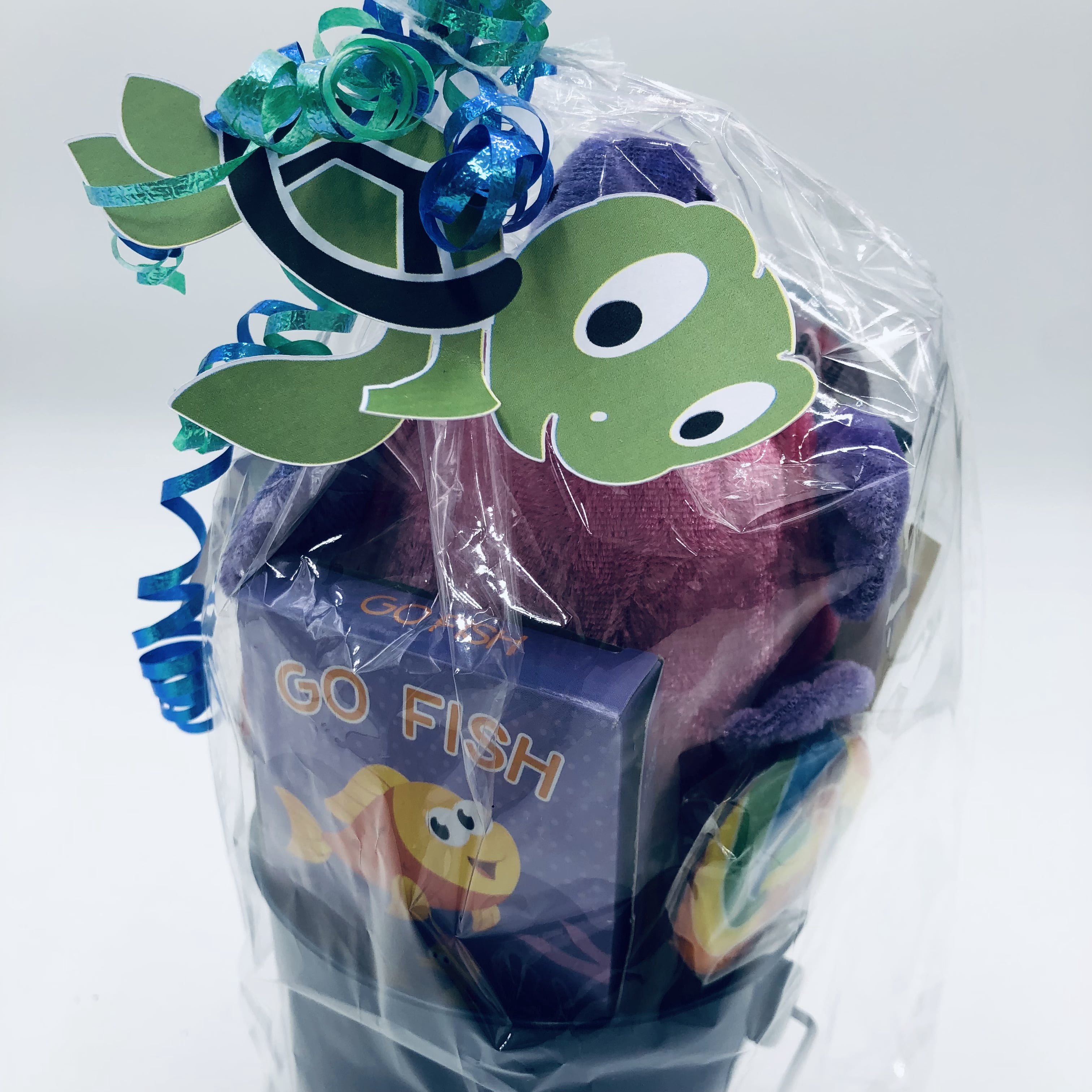 Timeless Desserts Turtle Gift Basket Sea Life Personalized Birthday Ocean Theme Crafts