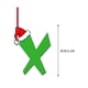 thumbnail image 2 of Letras Acrílicas Navideñas, Adornos Navideños con Letras, Decoraciones Acrílicas, Adornos Colgantes para El Árbol de Navidad., 2 of 2