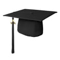 thumbnail image 6 of Endea Graduation Matte Black Graduation Cap  Tassel, 6 of 11