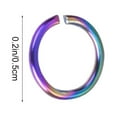 thumbnail image 2 of 100Pcs Stainless Steel Jewelry Connecting Ring Mulituse Open Jump Rings, 2 of 8
