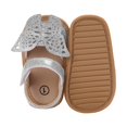 thumbnail image 4 of Gubotare Toddler Boy Sandals Baby Boys Girls Summer Sandals Soft Sole Anti-Slip Toddler First Walkers Crib Athletic Shoes Size 5 (Silver, 5), 4 of 9