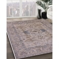thumbnail image 3 of Ahgly Company Machine Washable Indoor Rectangle Industrial Modern Rose Dust Purple Area Rugs, 2' x 5', 3 of 7