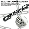 thumbnail image 5 of NUAHRHY 2pcs Gate Chain Lock Stainless Steel 20/39inch Chain Link Gate Latch with Spring Buckle Weatherproof Outdoor Fence for Fence Pet Cage Door, 5 of 11