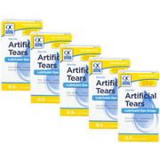 5 Pack Quality Choice Artifical Tears Sterile 0.5oz Each