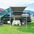 thumbnail image 2 of Yescom Car Side Awning replacement 4.5x6 Ft Rooftop Tent UV50+(Only Awning Replacement Fabric Grey）, 2 of 8