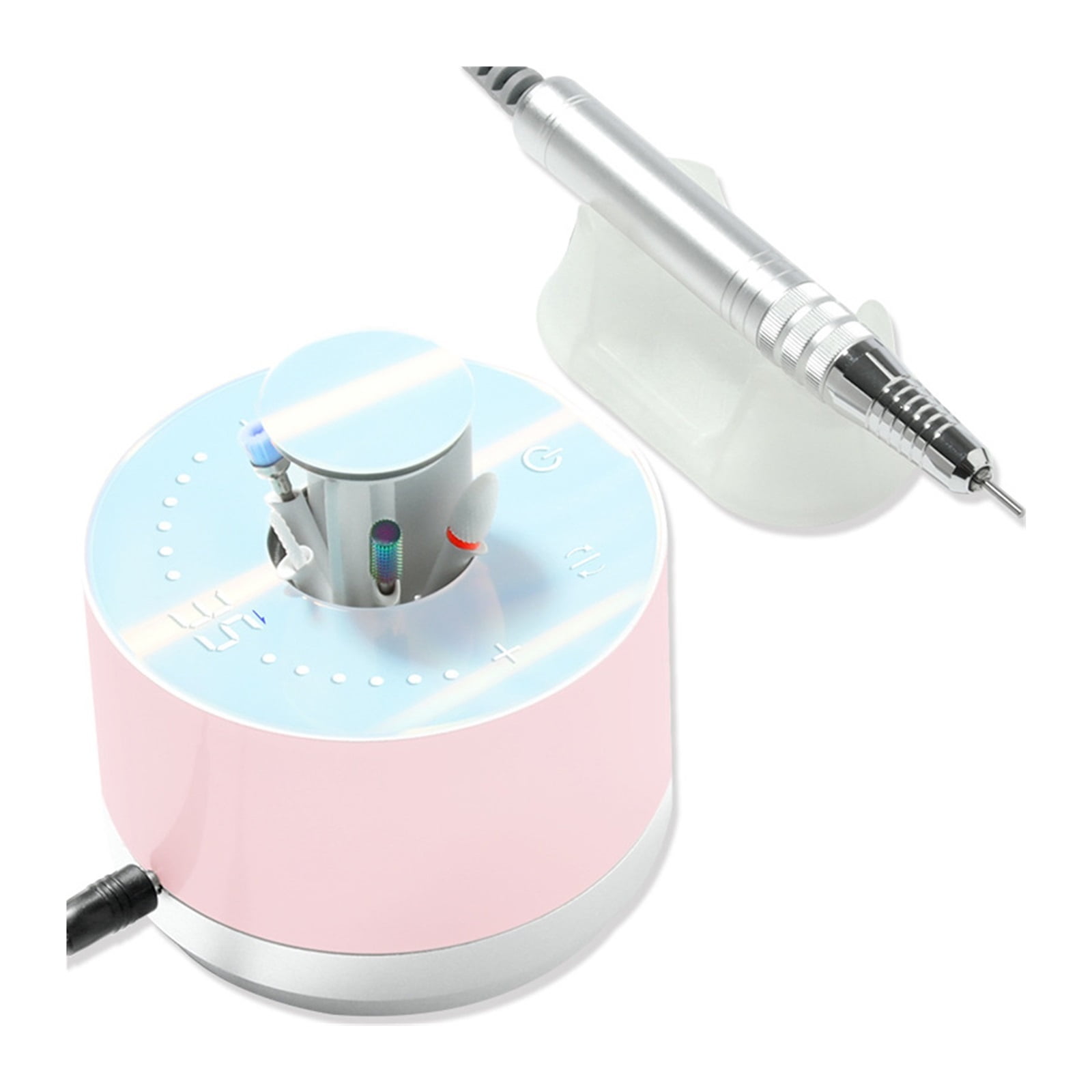 Professional Electric Nail Drill Machine, Portable Rechargeable 35000RPM Nail Drill for Acrylic Gel Nails