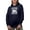 Navy Blue, variant on I May Be an Old Man but on My Motorcycle I'm as Young as a Teenager - Motorbiker, Black Hooded Sweatshirt or Hoodie, 3XL