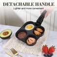 thumbnail image 2 of Vesteel 12Pcs Pots and Pans Set, Nonstick Cookware Set with Detachable Handle and Egg Frying Pan, Stackable RV Kitchen Cooking Utensils Set, Black, 2 of 8