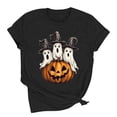 thumbnail image 6 of JOANKDMI Witches Hat Ghost Graphic T-Shirts for Women Cute Halloween Pumpkin Short Sleeve Crewneck Fall Tops Casual Loose Fit Holiday Party Tees Novelty Shirts, 6 of 9