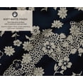 thumbnail image 2 of Soimoi Cotton Canvas Fabric by 3 Yard | Printed Floral Design in Blue | 56 Inch Wide | Medium Weight, Durable Material for Upholstery, Bags, Curtains & Crafts, 2 of 7