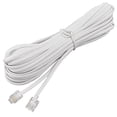 thumbnail image 1 of Ted Lele Macho a Macho 6P2C RJ11 Teléfono Máquinas de Fax Módems Cable Recto Línea alámbrica 8M / 26.2ft de Largo, 1 of 3
