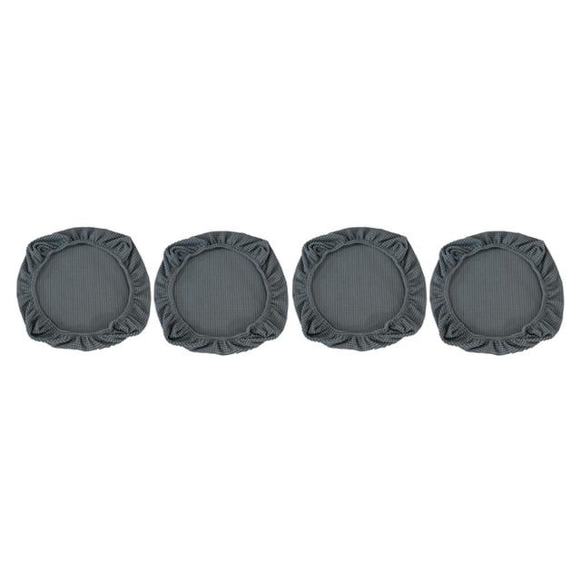 Toystoory Funda para silla de oficina con división de grano de maíz, 2 piezas, Protector exterior Universal, suministros sólidos para el hogar, funda gris oscuro 2piezas
