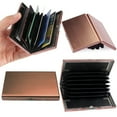 thumbnail image 5 of Franhais Stainless Steel Card Box, Credit ID Card Business Bag Storage Metal Clip Solid Color Business Gift, 5 of 7